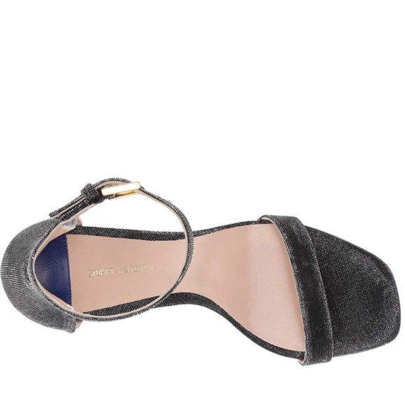 Stuart Weitzman 75 Square Nudist Heels Dress Sandals Designer Luxury Pumps 8 - Picture 3 of 14